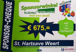 Bijdrage sponsorwinkel